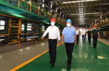 市領(lǐng)導(dǎo)一行來我公司督查中秋、國慶安全